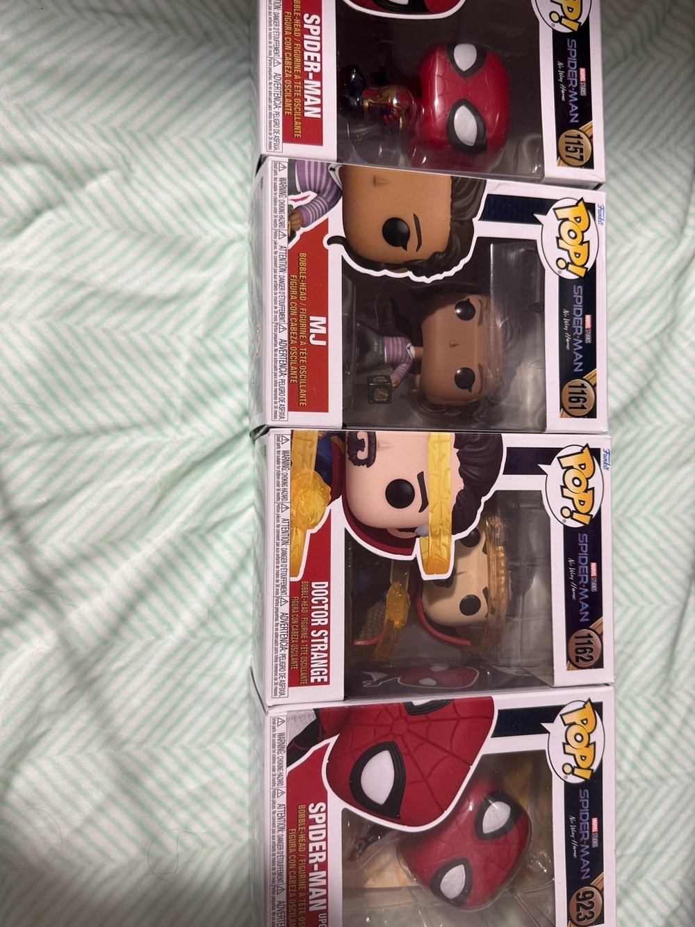 Funko pop Spiderman No way home collection of 4